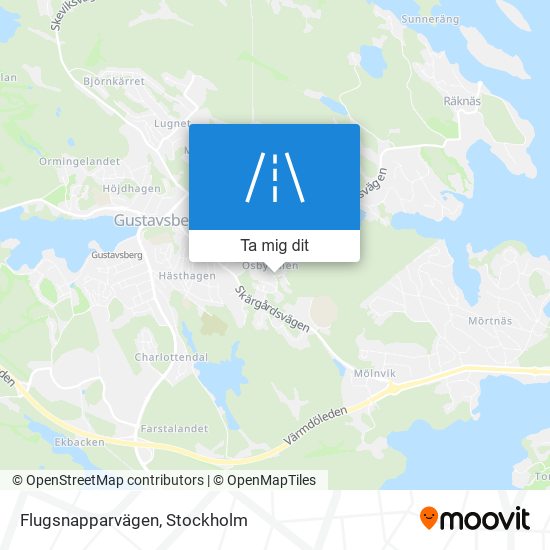 Flugsnapparvägen karta