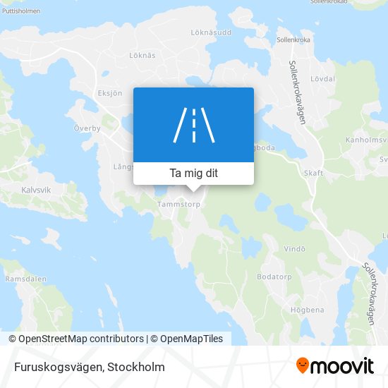 Furuskogsvägen karta