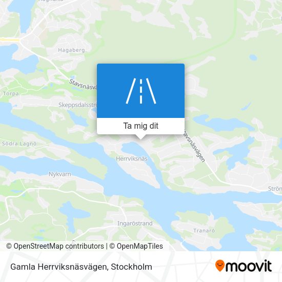 Gamla Herrviksnäsvägen karta