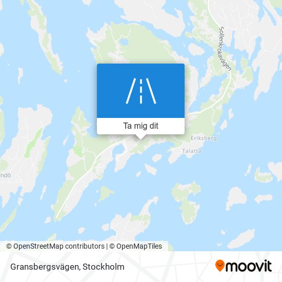 Gransbergsvägen karta