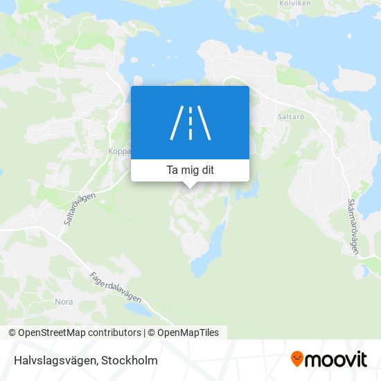 Halvslagsvägen karta