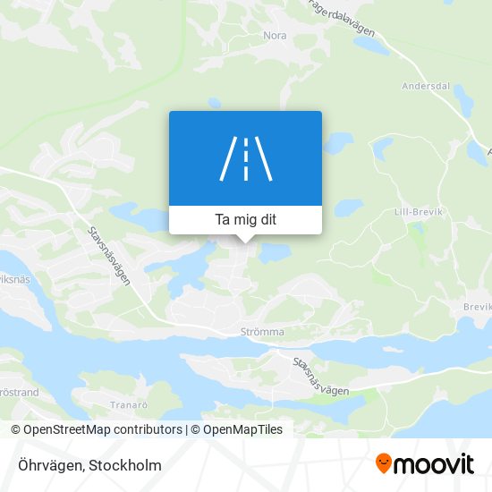 Öhrvägen karta