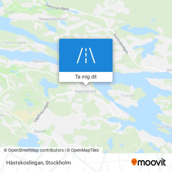 Hästskoslingan karta