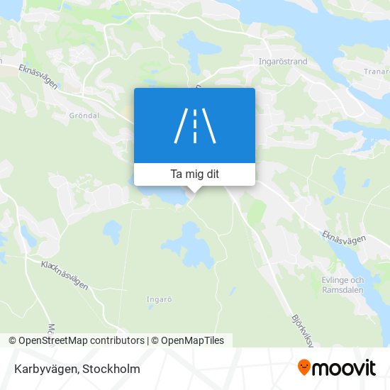 Karbyvägen karta