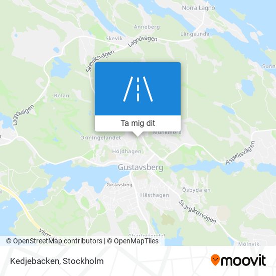 Kedjebacken karta