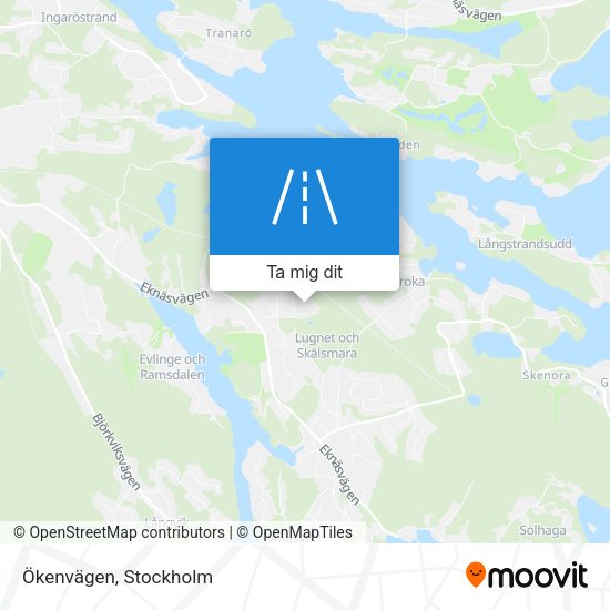Ökenvägen karta