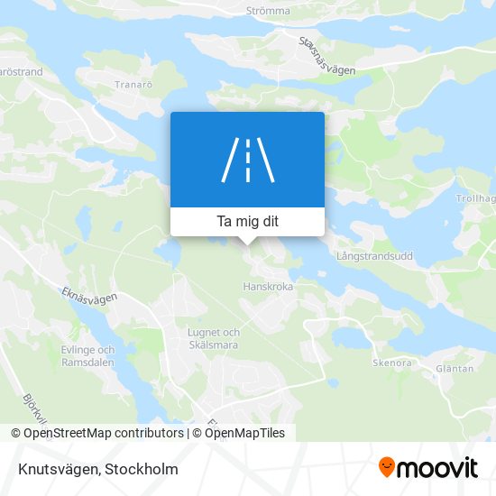 Knutsvägen karta