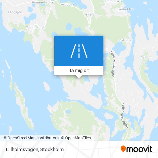 Lillholmsvägen karta