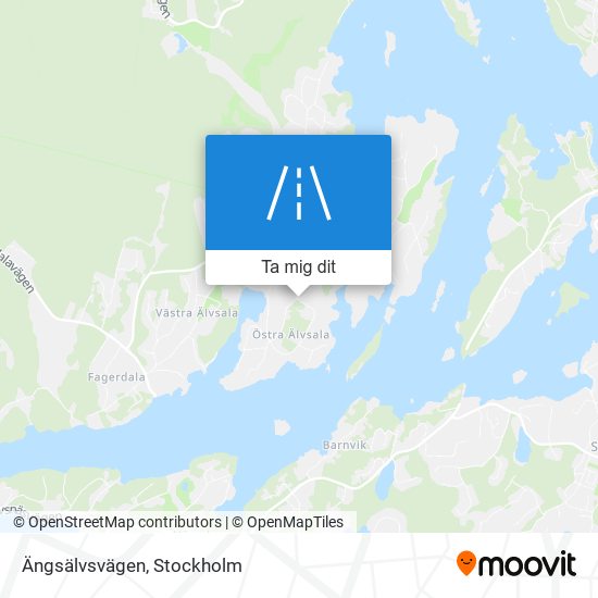 Ängsälvsvägen karta