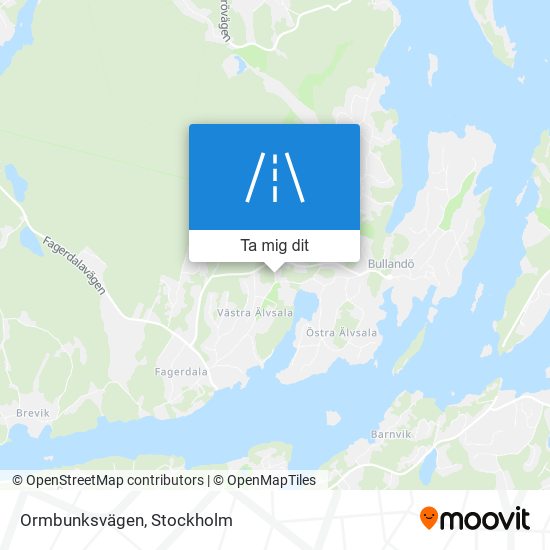 Ormbunksvägen karta