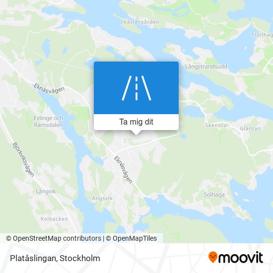 Platåslingan karta