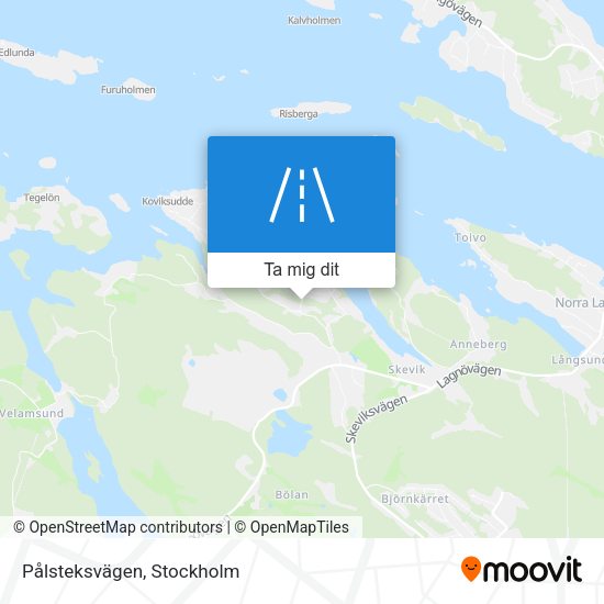 Pålsteksvägen karta