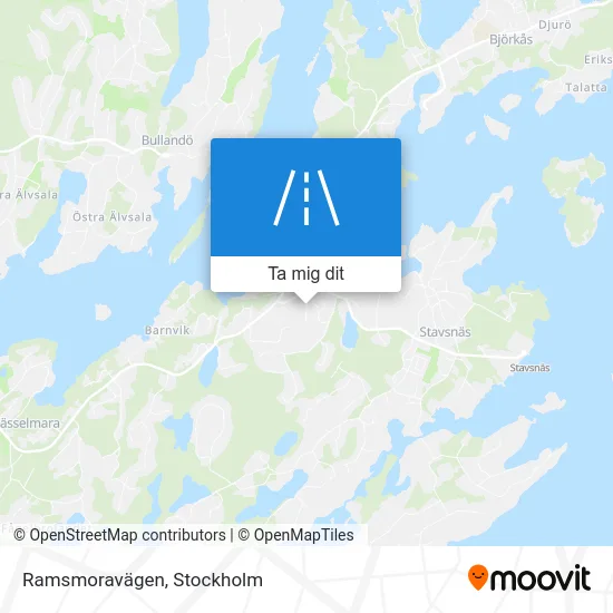 Ramsmoravägen karta