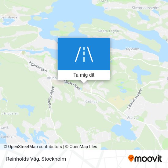 Reinholds Väg karta