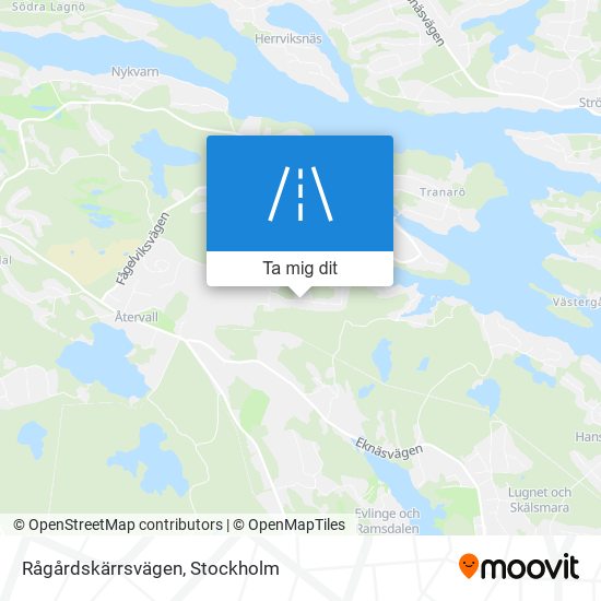 Rågårdskärrsvägen karta