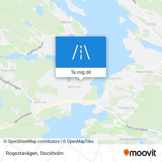Rogestavägen karta