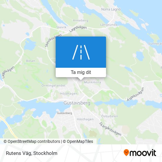 Rutens Väg karta