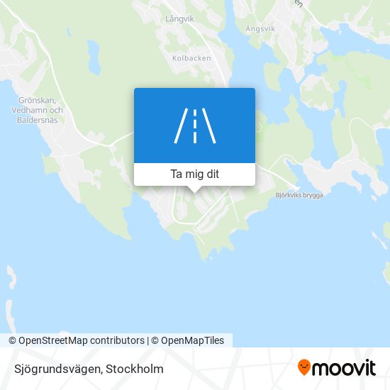 Sjögrundsvägen karta