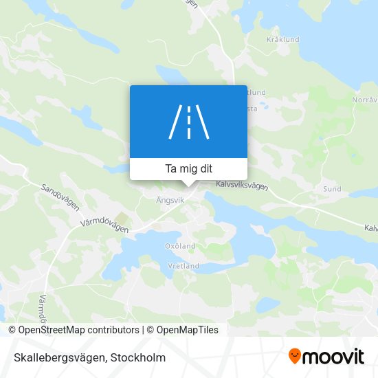 Skallebergsvägen karta