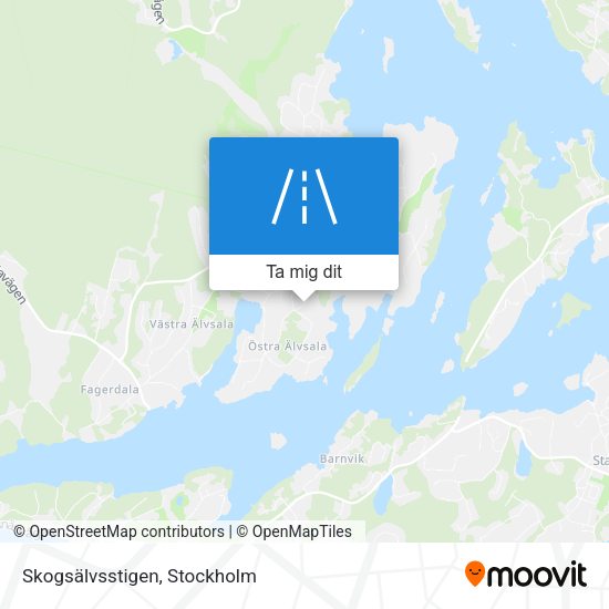 Skogsälvsstigen karta