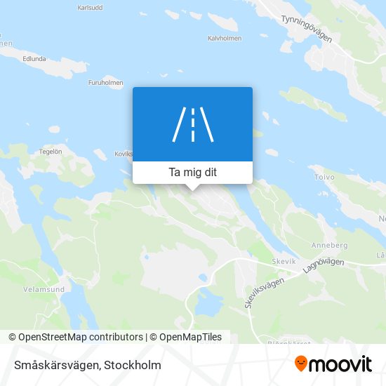 Småskärsvägen karta