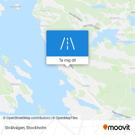 Strålvägen karta