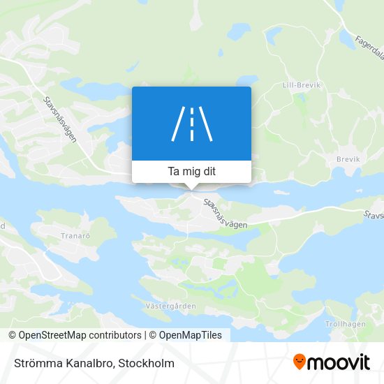 Strömma Kanalbro karta