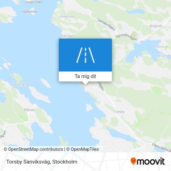 Torsby Sanviksväg karta