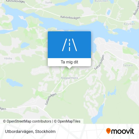 Utbordarvägen karta