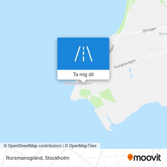 Rorsmansgränd karta