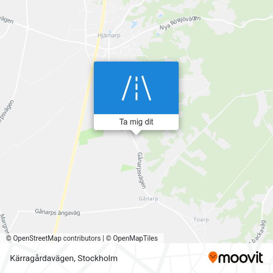 Kärragårdavägen karta