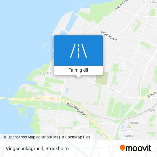 Vingsnäcksgränd karta