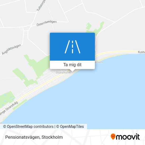 Pensionatsvägen karta