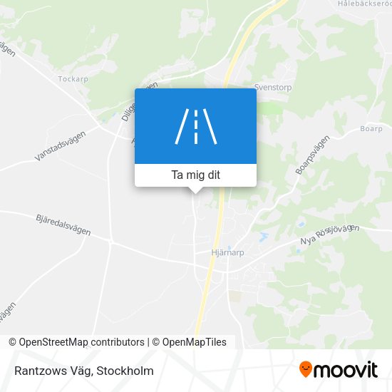 Rantzows Väg karta