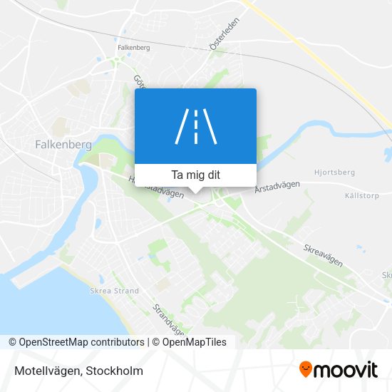Motellvägen karta