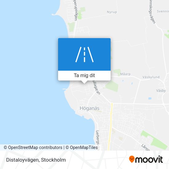 Distaloyvägen karta