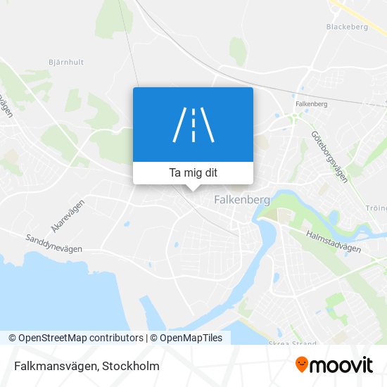 Falkmansvägen karta