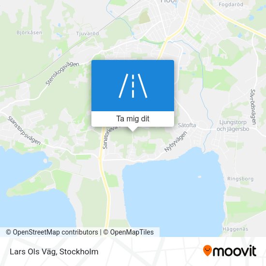 Lars Ols Väg karta