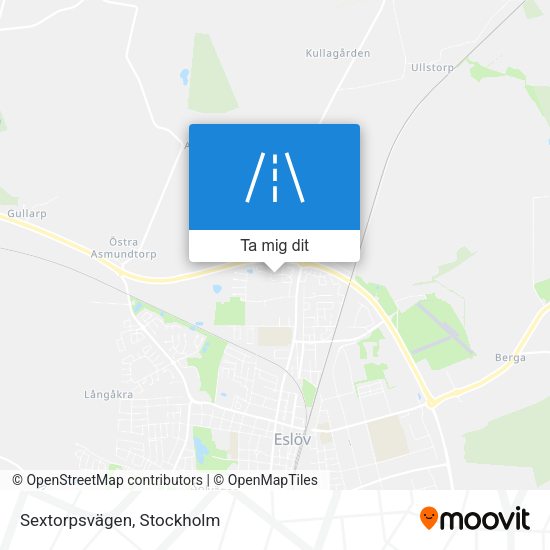 Sextorpsvägen karta