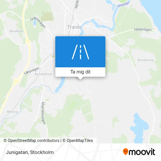 Junigatan karta
