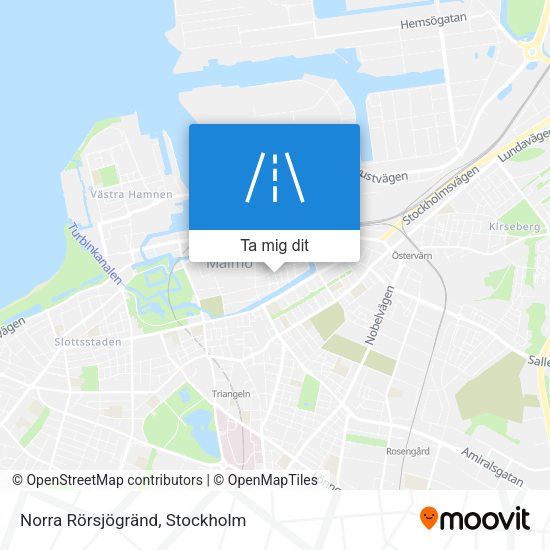 Norra Rörsjögränd karta