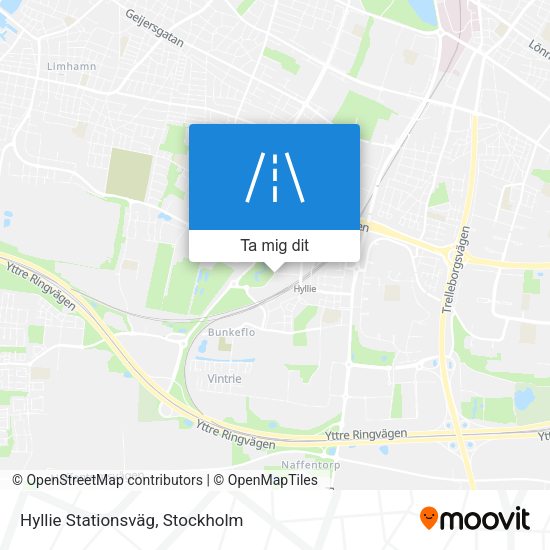 Hyllie Stationsväg karta