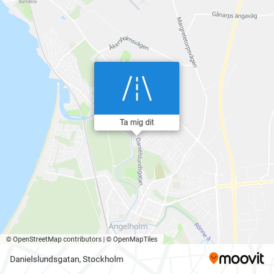 Danielslundsgatan karta