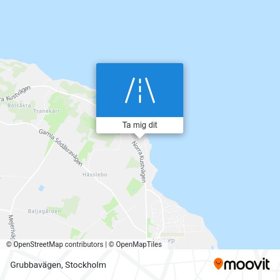 Grubbavägen karta