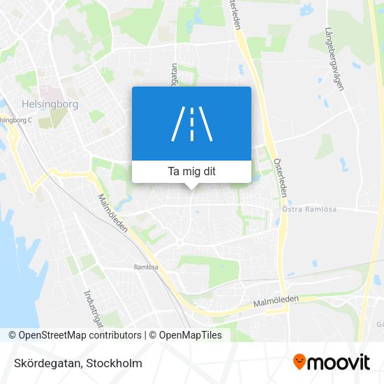 Skördegatan karta