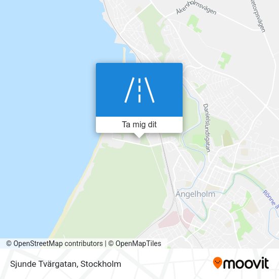 Sjunde Tvärgatan karta
