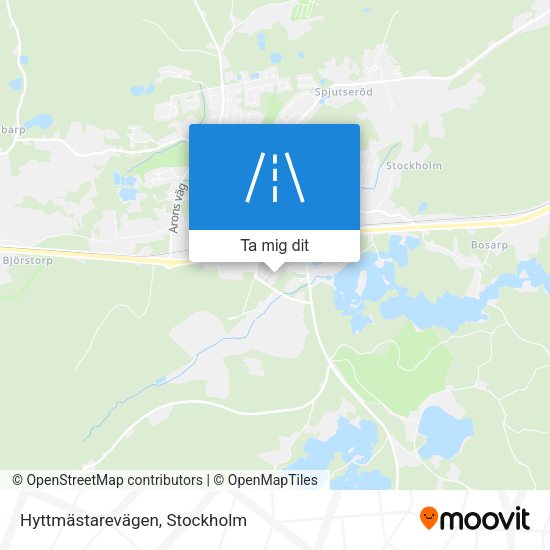 Hyttmästarevägen karta