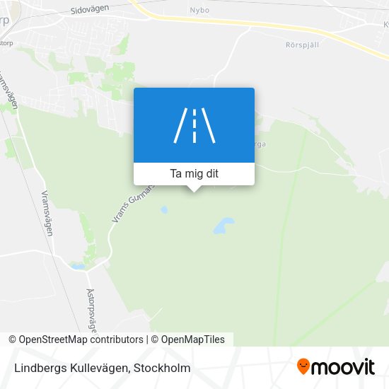 Lindbergs Kullevägen karta