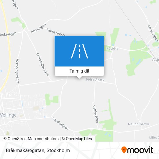 Bråkmakaregatan karta