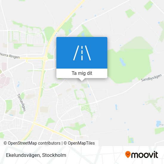Ekelundsvägen karta